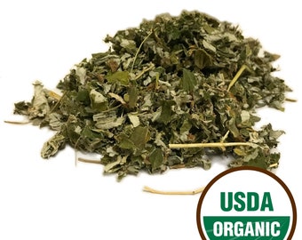 Organic Raspberry Leaf - Natural Women’s Health Herb, Loose Leaf Tea, Herbal Remedy for Wellness & Crafting