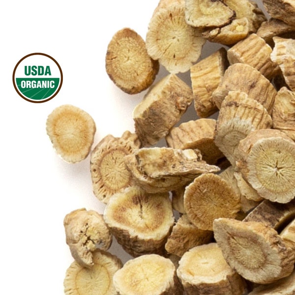 Organic Astragalus Root - Natural Herb for Tea Blends, Immune Support, Crafting & Culinary Uses