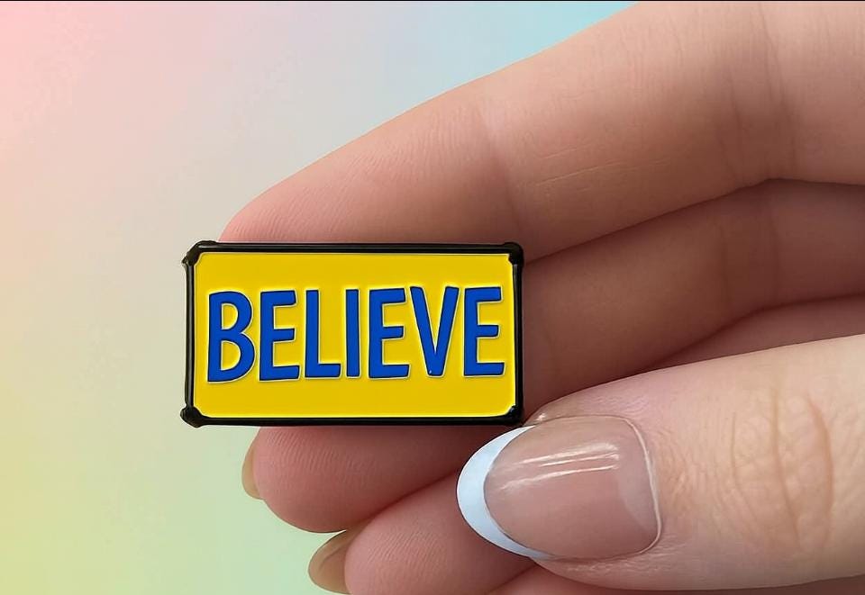 Spreadshirt Ted Lasso Believe Schild Tasse, One Siz Produktbild-Vorschau 3