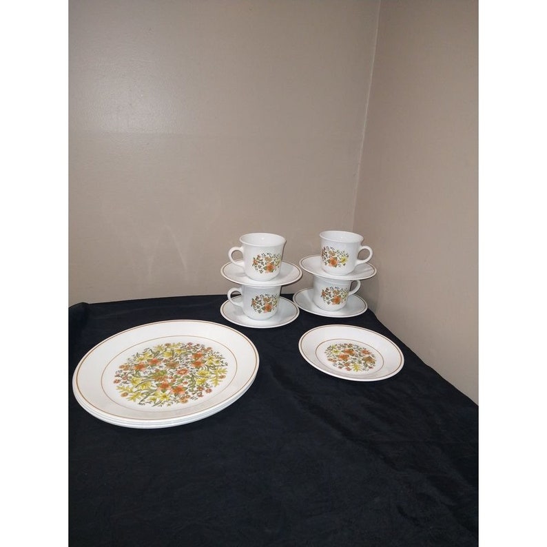 Vintage Corelle Indian Summer Dinnerware Set Service for Etsy
