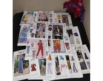 Lot of 6 Adult Sewing Patterns - Etsy