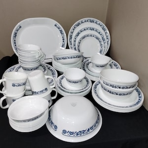 Corelle Old Town Blue Bowl - Etsy