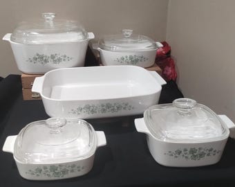 Corning Ware Callaway Ivy Casserole Dishes - Your Choice - FREE SHIPPING!