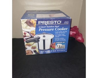 Presto 01362 6-Quart Stainless Steel Pressure Cooker