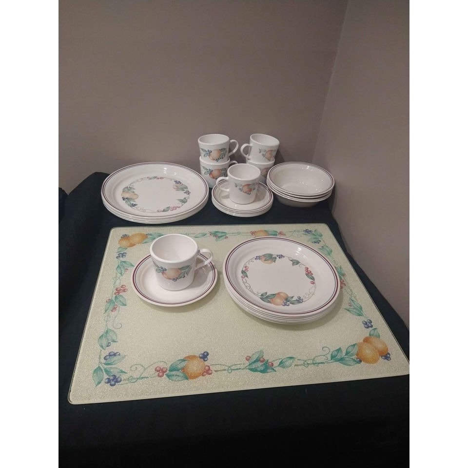 Abundance Fruit Dinnerware Set Service for 6 31 Pieces. Etsy