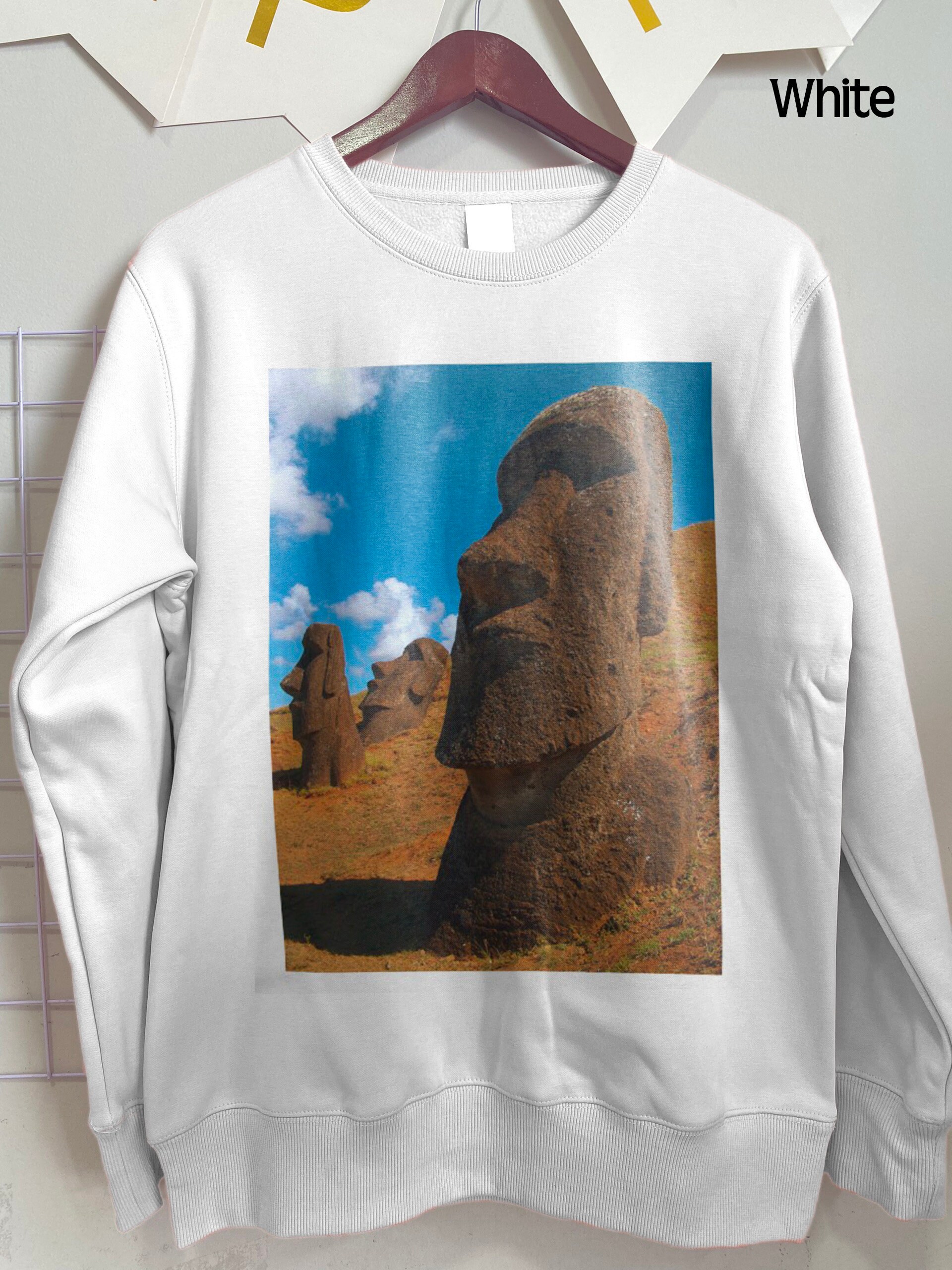 Easter Island Heads T-Shirts, Easter Island T-Shirts, Moai T-Shirts,  Archaic T-Shirts, Spiritual Connection T-Shirts, Moai Emoji T-Shirts  Essential T-Shirt for Sale by urbantod