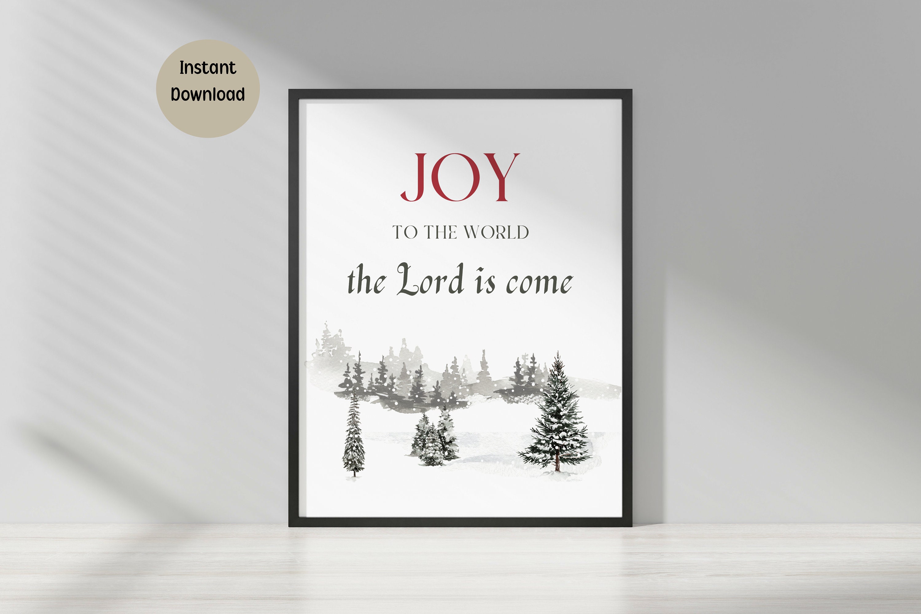 Joy To The World The Lord Has Come Printable