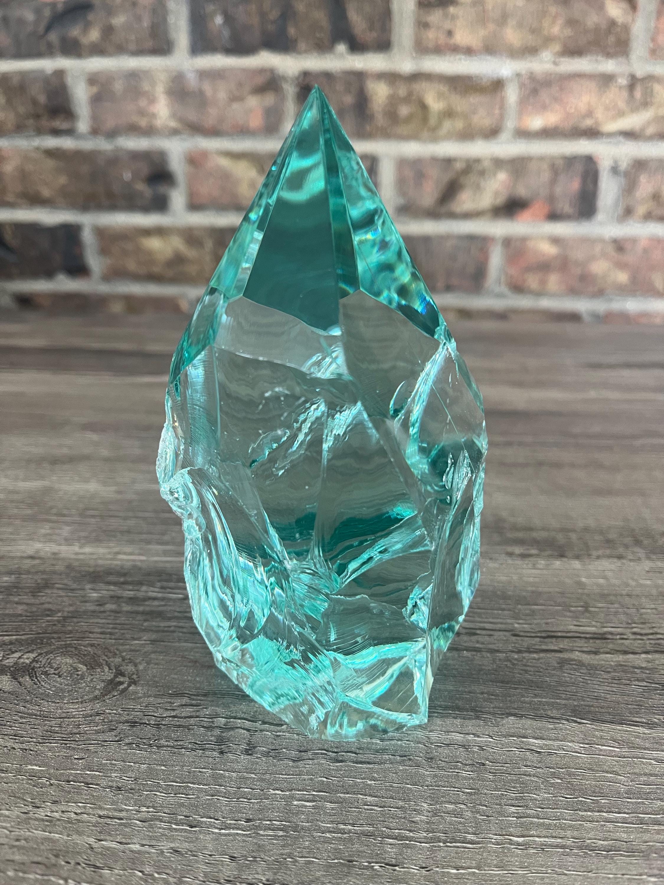 RARE Aqua Green Obsidian Point, Volcanic Glass From Mexico 2.2lbs