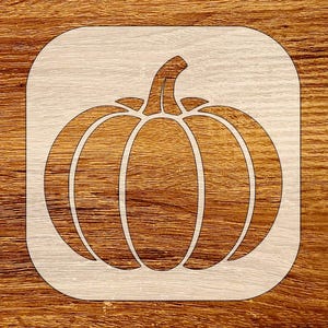 Pumpkin Stencil, Reusable DIY Craft Stencil, Digital Download, SVG, DXF, Stl, Png, Pdf Files