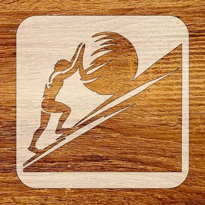 Sisyphus Stencil, Digital Download, SVG, DXF, Stl, Png, Pdf Files