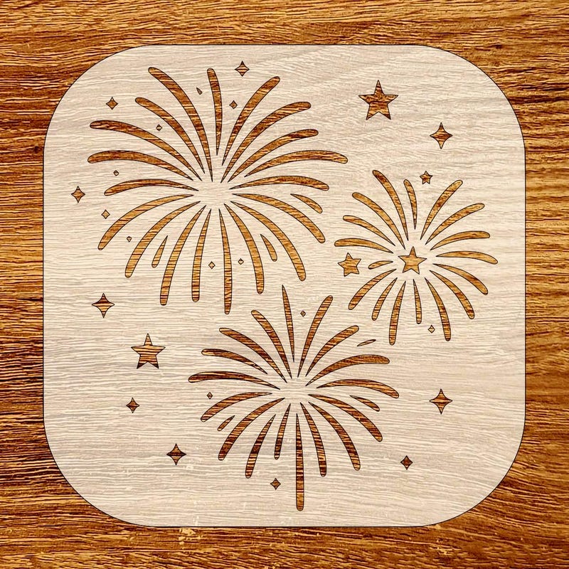 Firework Cutouts - Etsy