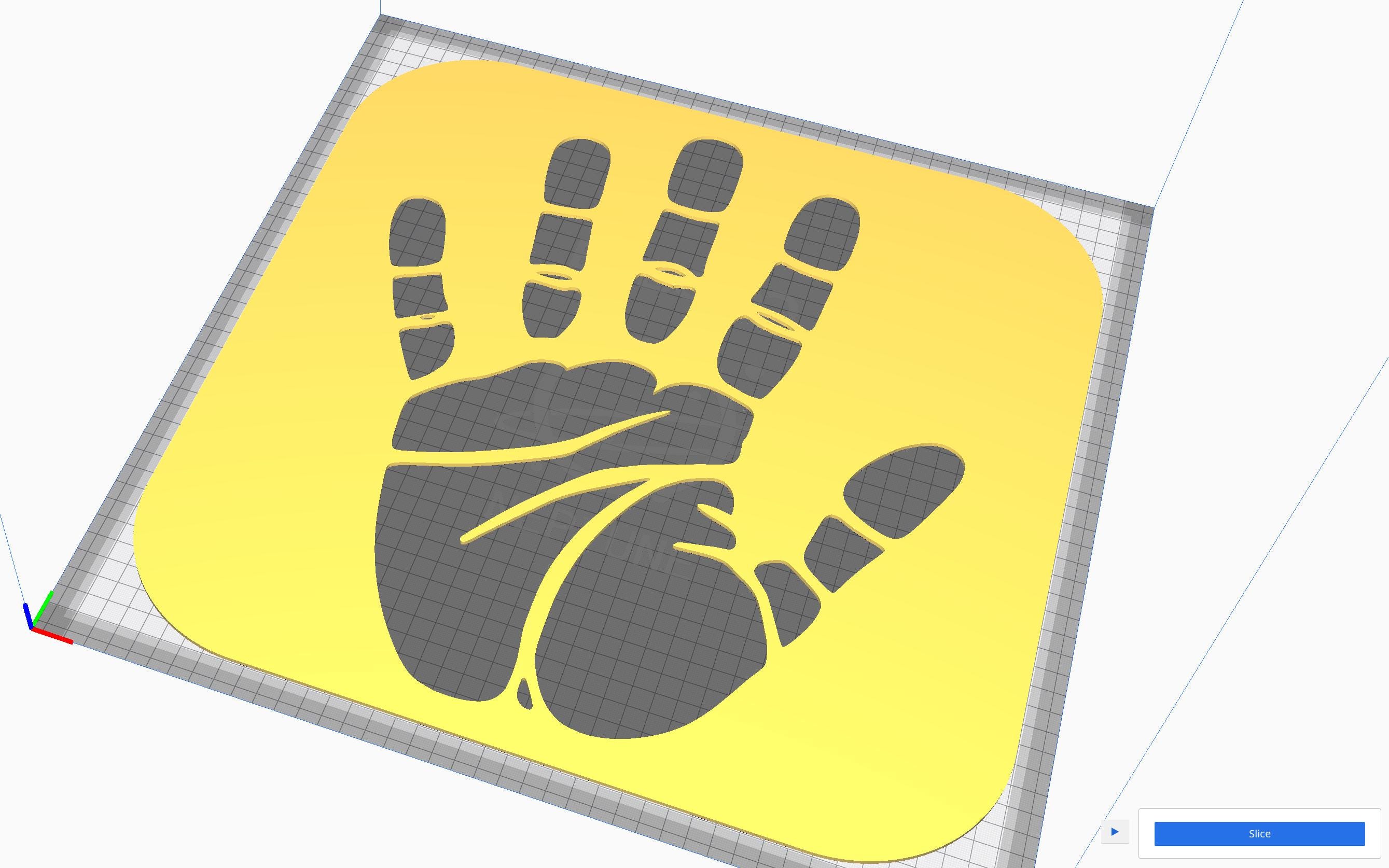 Handprint Stencil, Digital Download, SVG, DXF, Stl, Png, Pdf Files - Etsy