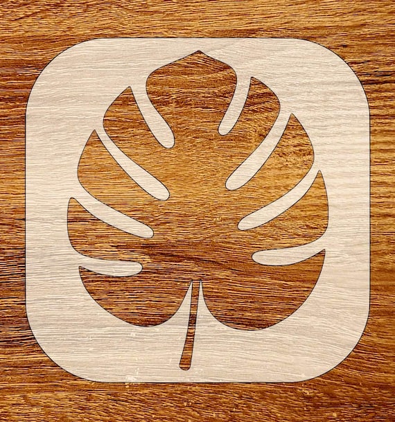 Monstera Blatt Schablone, Digitaler Download, SVG, DXF, Stl, Png, Pdf -  Etsy.de