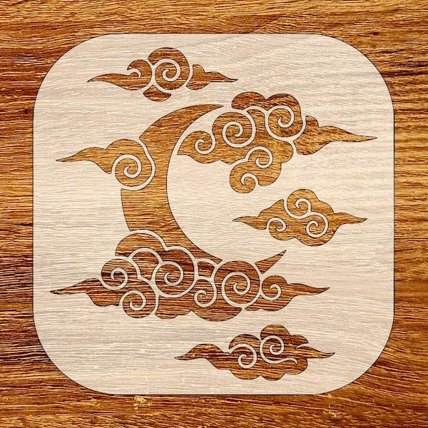 Cloud Wall Stencil - Etsy