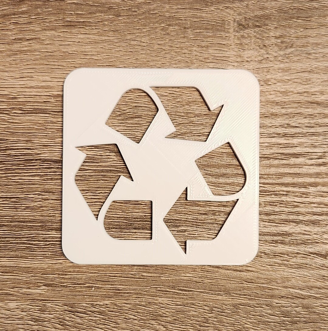 DIY Recycle Symbol Stencil Digital Download for 3D Printing, Laser ...