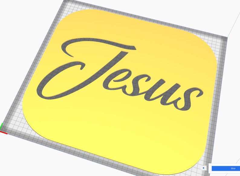 Jesus Script Stencil, Digital Download, SVG, DXF, Stl, Png, Pdf Files ...