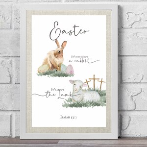 Wielkanocne Inspirujące Przypomnienie Anty Króliczek Pro Lamb Natychmiastowe Pobieranie Cyfrowe Wydrukowalna Sztuka, Biblijne Odniesienie Wielkanocne Sztuka Wydruk 5x7 Wydruk Karty