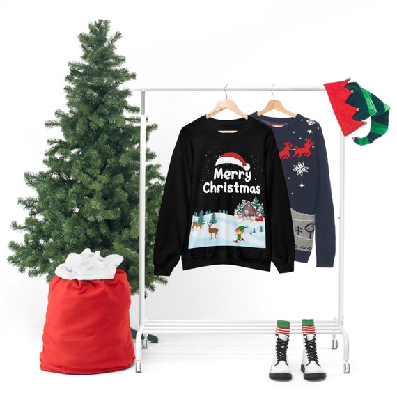 som hek hoop Kerst Sweatshirt Kerst Trui Kerst Crewneck Vakantie Truien - Etsy