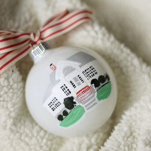 Custom Painted House Ornament | Christmas Gift