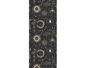 Witchy Spiritual Yoga Mat, Meditation Mat, Pilates Mat, Moon Workout Mat, Astrology Fitness Mat