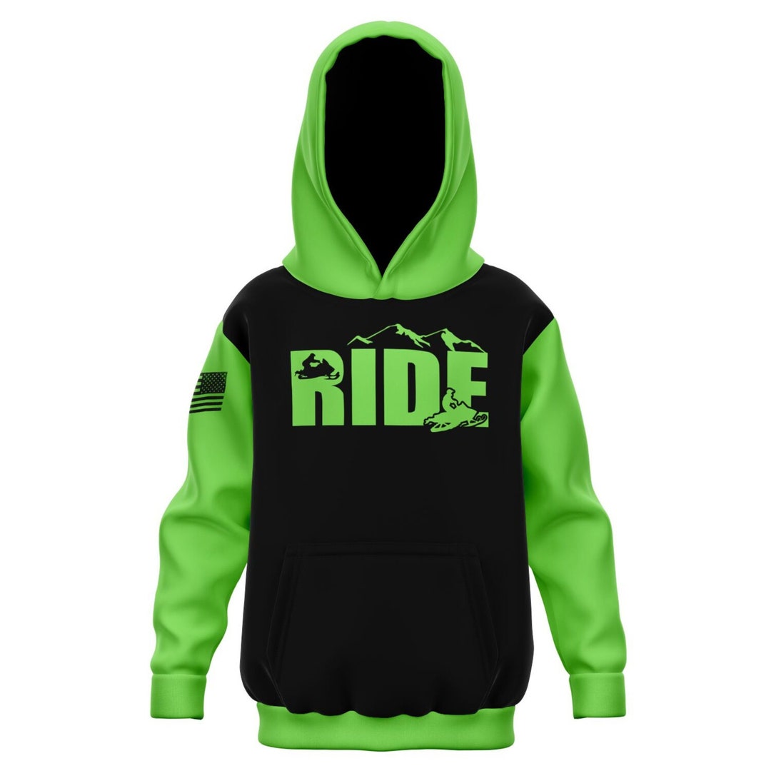 Kids Snowmobile Hoodie, Youth Snowmobile Hoodie, Kids Arctic Cat Hoodie