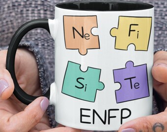 ENFP | NeFi | MBTI | Cognitive Functions | Fun Puzzle | Campaigner Present | Myers Briggs Personality Type | 16 Personalities | Novelty Mug
