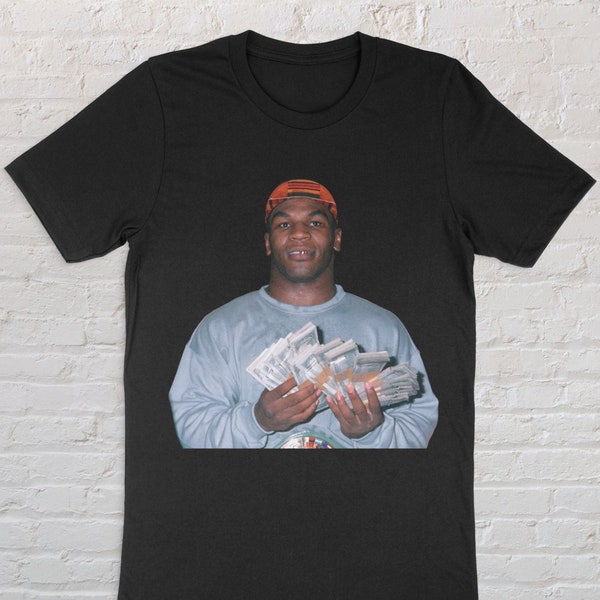 Mike Tyson T-Shirt | Vintage Tee | Boxing | Rap | Hip Hop | Unisex Men & Women's Tee | Money | Legend