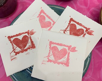 hand made stamped card