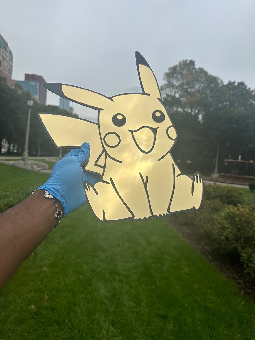 Pikachu Pokemon Customized Mirrors Custom Shape Home Decor Etsy