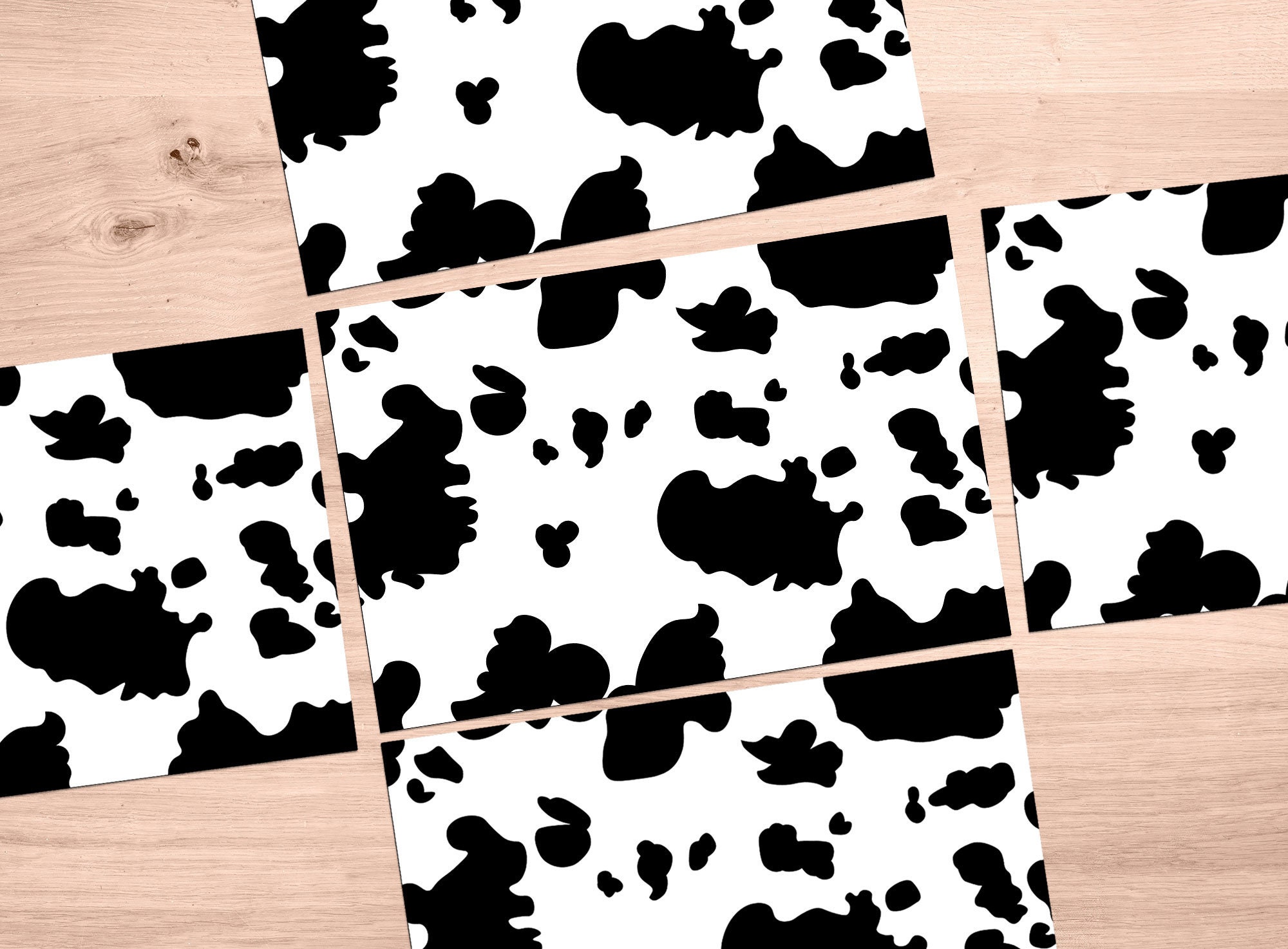 Cow Print SVG, Cow Print SVG Wrap, Mini Cow Print Svg, Cow Print SVG