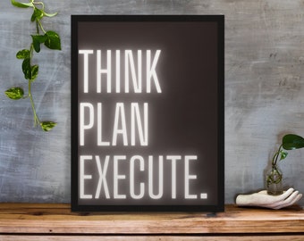 Think Plan Execute - Etsy