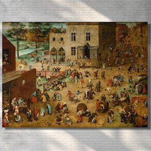 Pieter Bruegel Canvas Wall Art - Pieter Bruegel  Canvas Poster Art 1567,  Pieter Bruegel Canvas Print - Renaissance painting Canvas Wall Art