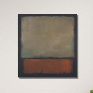 Mark Rothko Canvas Poster Art, Mark Rothko Canvas Wall Art, Mark Rothko Canvas Print, Rothko Style Painting, Canvas Canvas