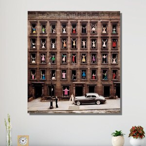 Girls in the Windows Canvas Wall Art Print Poster, Models in Windows 1960 Posters, Ormond Gigli Poster Print, Ormond Gigli Canvas Wall Art