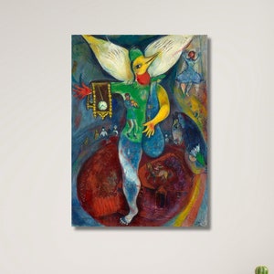Marc CHAGALL The Duck Canvas Wall Art Print, Marc Chagall Exhibition of Works of art Poster, Chagall Exhibition Museum of Modern Wall Art