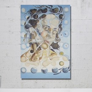 Galatea of the Spheres by Dali Canvas Wall Art Desing, Salvador Dali Painting,Surreal Poster, Salvador Dali Print, Luxury Wall Art Canvas