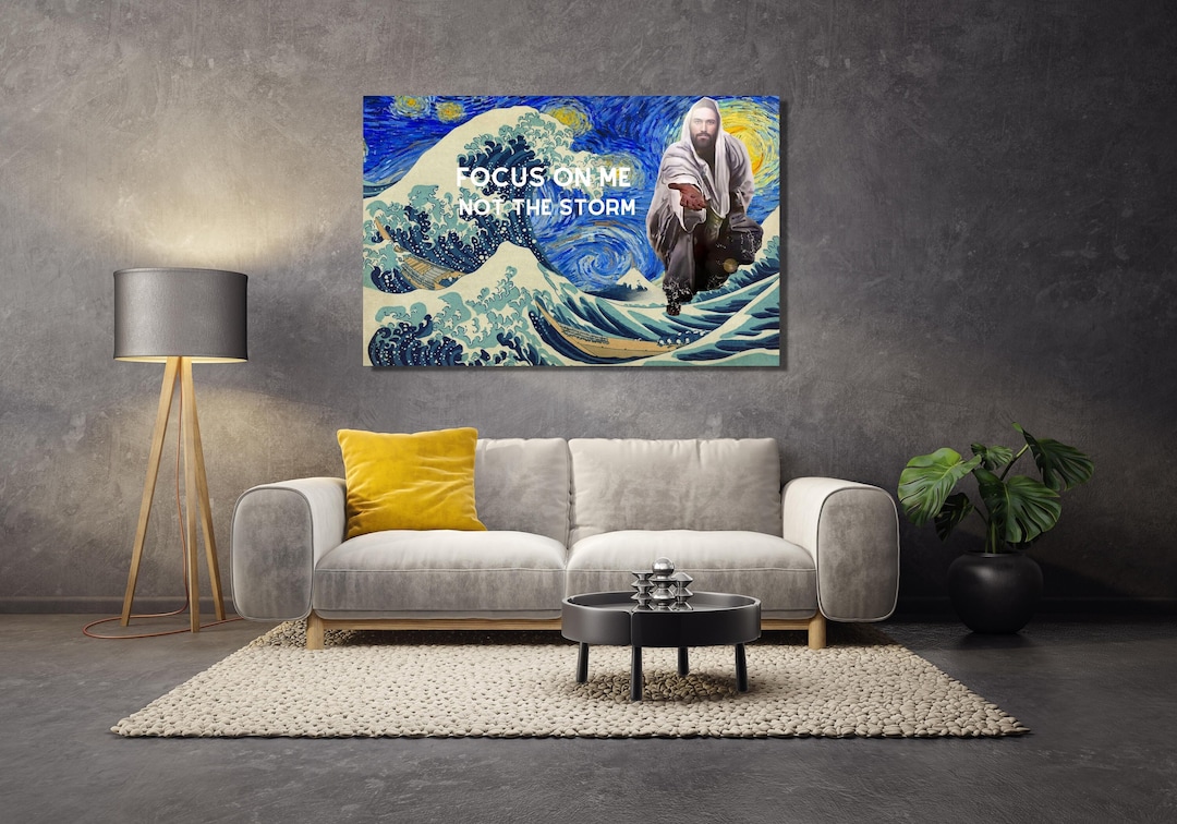 The Hand of God Canvas Wall Art Poster Print, Christian Canvas Wall