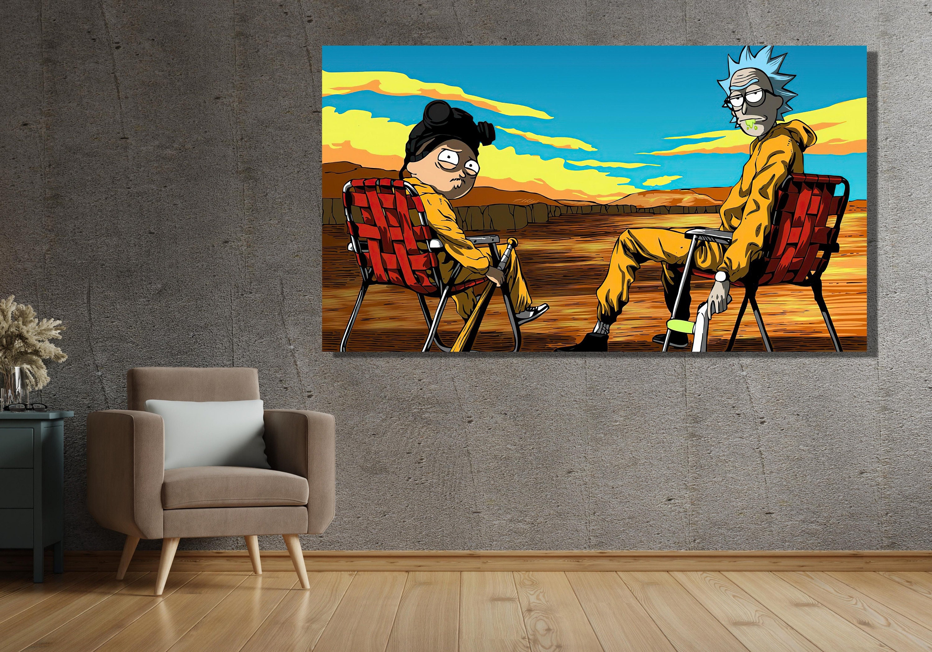 Rick and Morty Decor, Rick and Morty Wall Art, Rick and Morty, , Decor