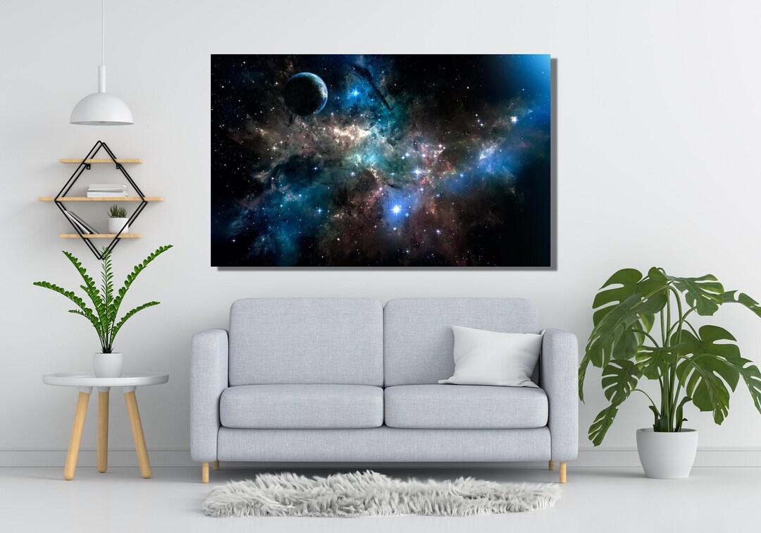 Carina Nebula NASA Deep Field Canvas Wall Art, James Webb Space ...