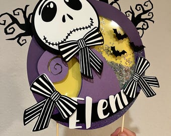 Nightmare  Inspired Cake Topper shaker