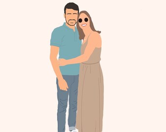 Minimalist portrait illustration - PRINTING