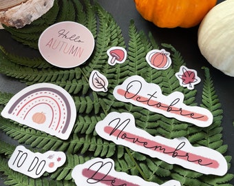 Ensemble de stickers "automne"