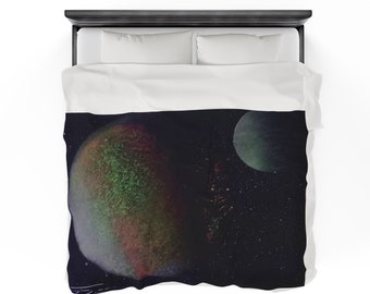 Velveteen Blanket, Space Art, Spray Paint Art, Bedding