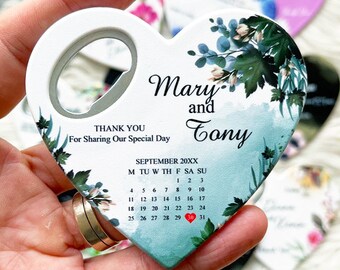 Bulk Favors, Wedding Favors for Guests, Wedding Souvenir for Guests, Save the Date Magnet , Bottle Opener Magnet , Personalized Favors