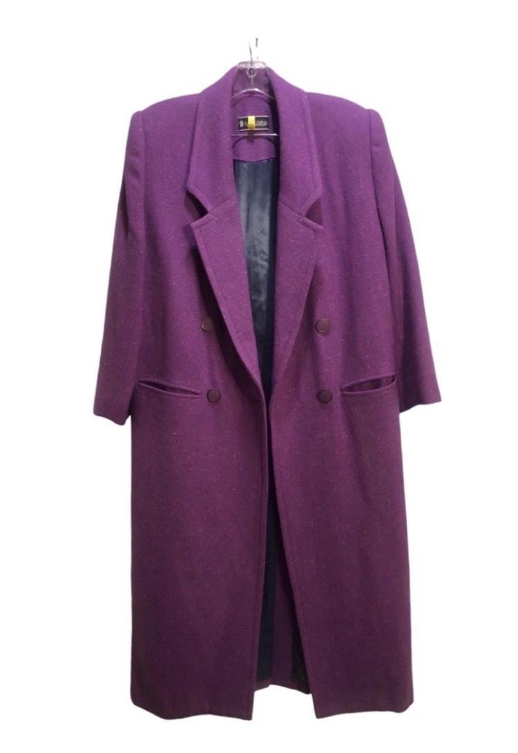 ジャケット・アウター 80s maxi wool long coat vintage 134cm Maxi Wool Coat, Edwardian Style Floor Length Coat, Long