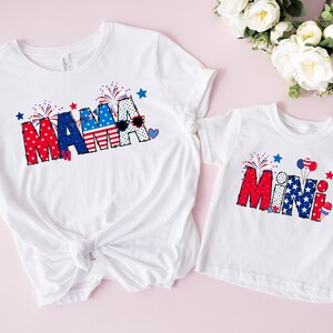 Made in America, 4th of July Shirt, Mama and Mini Shirt, Mommy and Me 4th of July Shirt, Mommy and Son, Mama and Mini Matching Shirt