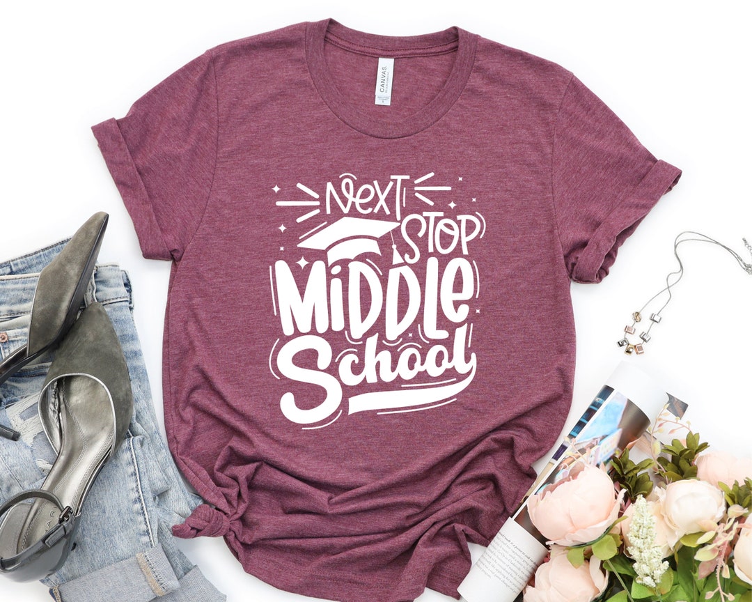 Next Stop Middle School Shirt, Fifth Grade Graduation Shirt, 5th