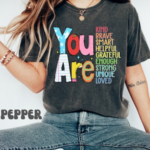 You Are Kind Teacher Shirt: Retro Back to School Tee