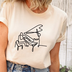 Piano Shirt, Musician Shirt, Music Literacy Matters Shirt, Pianist Shirt, Musician Gift, Music Teacher Shirt, Cool Piano Tee, Piano Student