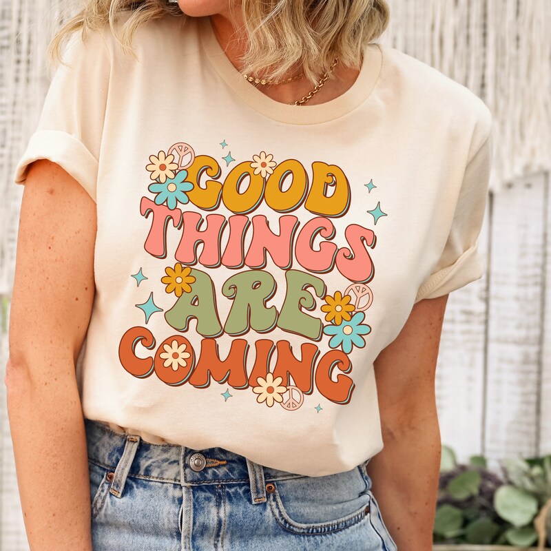 Good Things Are Coming V-Neck Top in Coffee main image 1